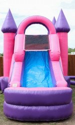 bounce20house20pink20slide 1713920623 Bounce house combo Pink/Purple (Wet)